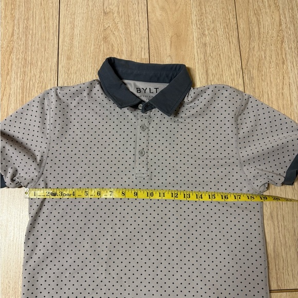 BYLT Drop Cut Lux Dotted Polo - Picture 3 of 8
